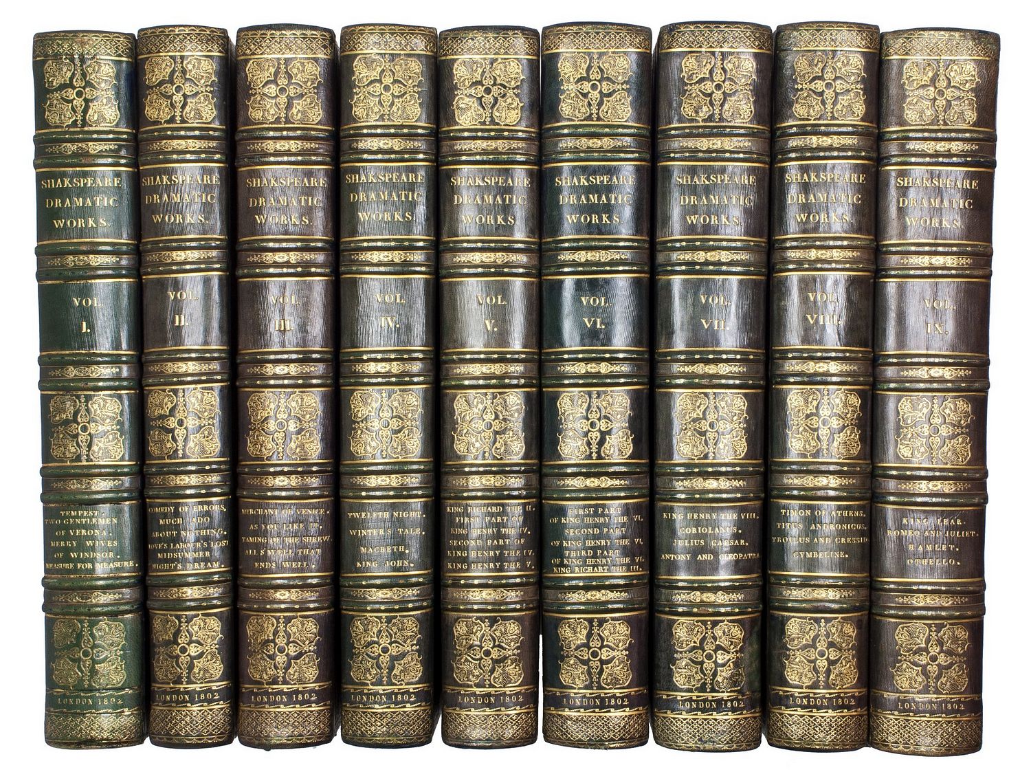 SHAKESPEARE, William.: The Dramatic Works. Revised by George Steevens.