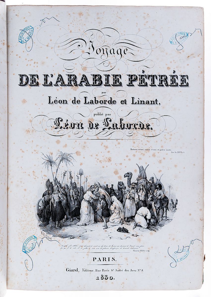 LABORDE, Léon de & LINANT DE BELLEFONDS, Louis Maurice